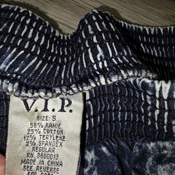 VIP Acid Washed Slit Leg Parachute Pants Size Small - Picture 4 of 6